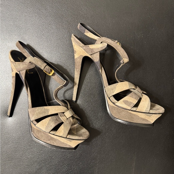 YSL Tribute Sandals (Preloved) - Picture 3 of 14